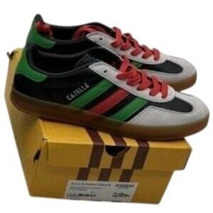 adidas Gazelle copy Black Green Red Sneakers